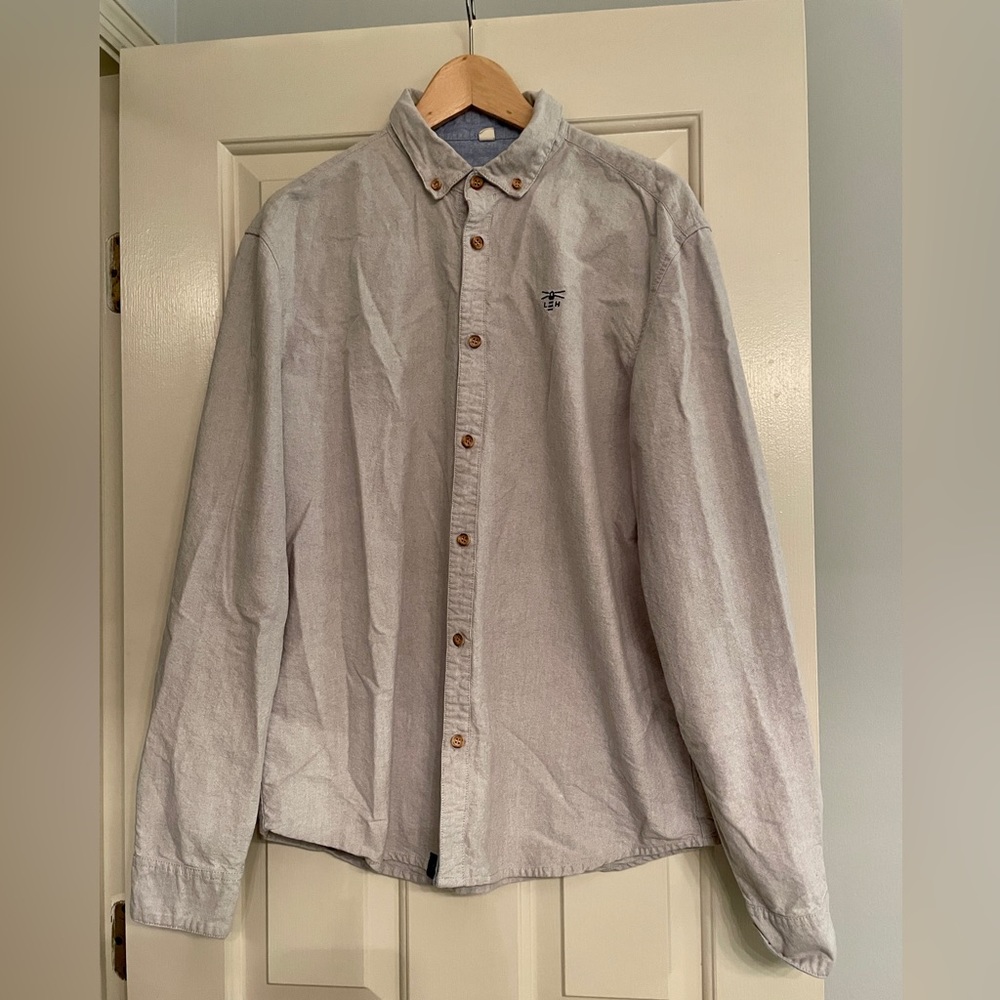 Lighthouse Chambray Button Down Shirt - image 1
